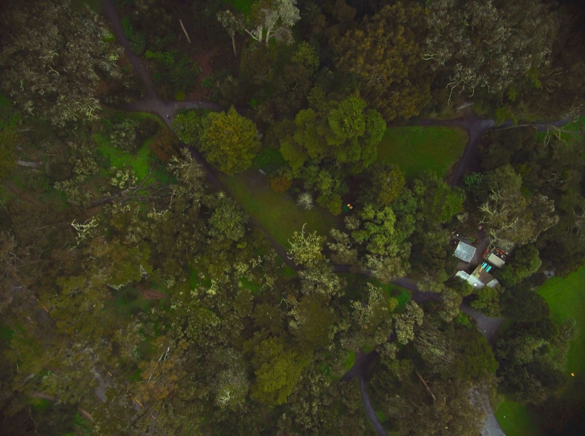 Large land area survey orthomosaic imagery